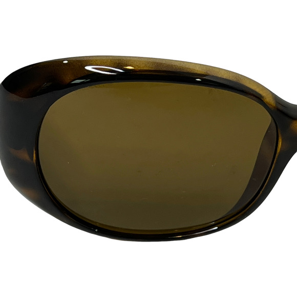 PRADA Milano Women's Tortoise Shell Sunglasses Brown Round Tinted Glass - Picture 10 of 11